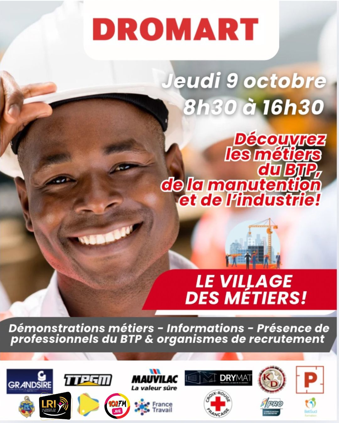 AFFICHE 09 Oct – Dromart -lri-102fm